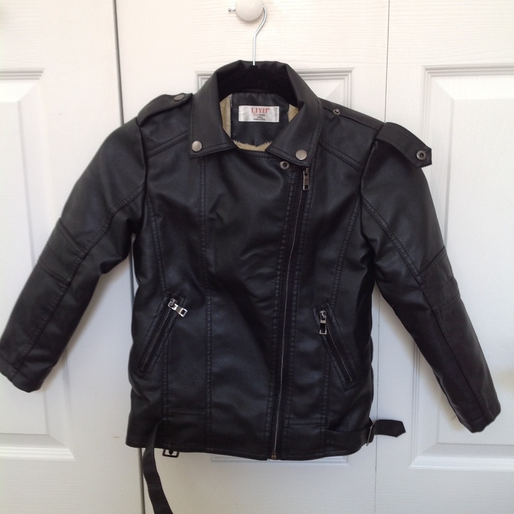 Boy's Pleather Jacket